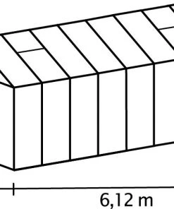 Vitavia Gewächshaus Zeus 15700 266 X 622 Cm Aluminium 10 Mm Hohlkammerplatten -Vitavia Speichern 4005717005146 1