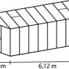 Vitavia Gewächshaus Zeus 15700 266 X 622 Cm Aluminium 16 Mm Hohlkammerplatten -Vitavia Speichern 4005717005153 1