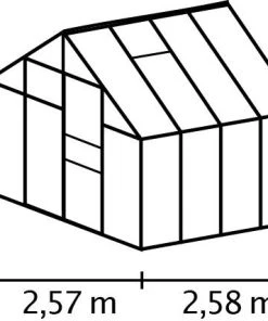 Vitavia Gewächshaus Merkur 6700 254 X 254 Cm Smaragd Sicherheitsglas 4 Vitavia Gewächshaus Merkur 6700 254 X 254 Cm Smaragd Sicherheitsglas -Vitavia Speichern 4005717005634 1