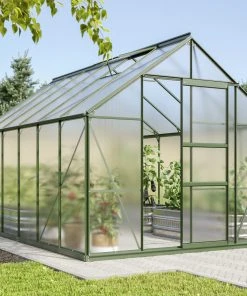 Vitavia Gewächshaus Merkur 9900 254 X 379 Cm Smaragd 6 Mm Hohlkammerplatten -Vitavia Speichern 4005717005702 scaled