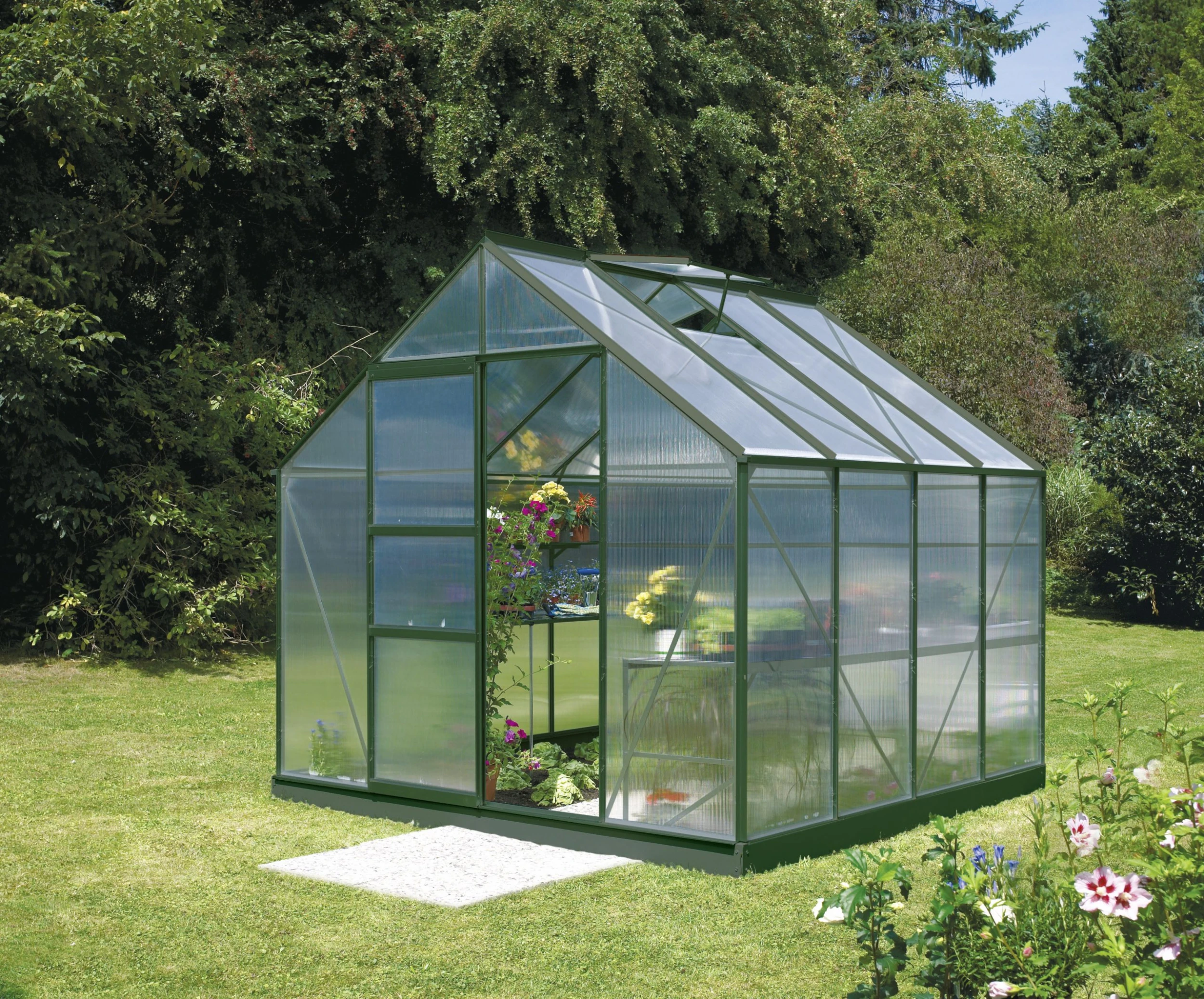 Vitavia Gewächshaus Merkur 6700 254 x 254 cm smaragd 6 mm Hohlkammerplatten Vitavia Gewächshaus Merkur 6700 254 X 254 Cm Smaragd 6 Mm Hohlkammerplatten -Vitavia Speichern 4005717006389 1189540 scaled