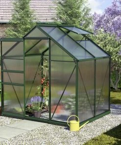 Vitavia Gewächshaus Calypso 3000 192 X 154 Cm Smaragd 6 Mm Hohlkammerplatten