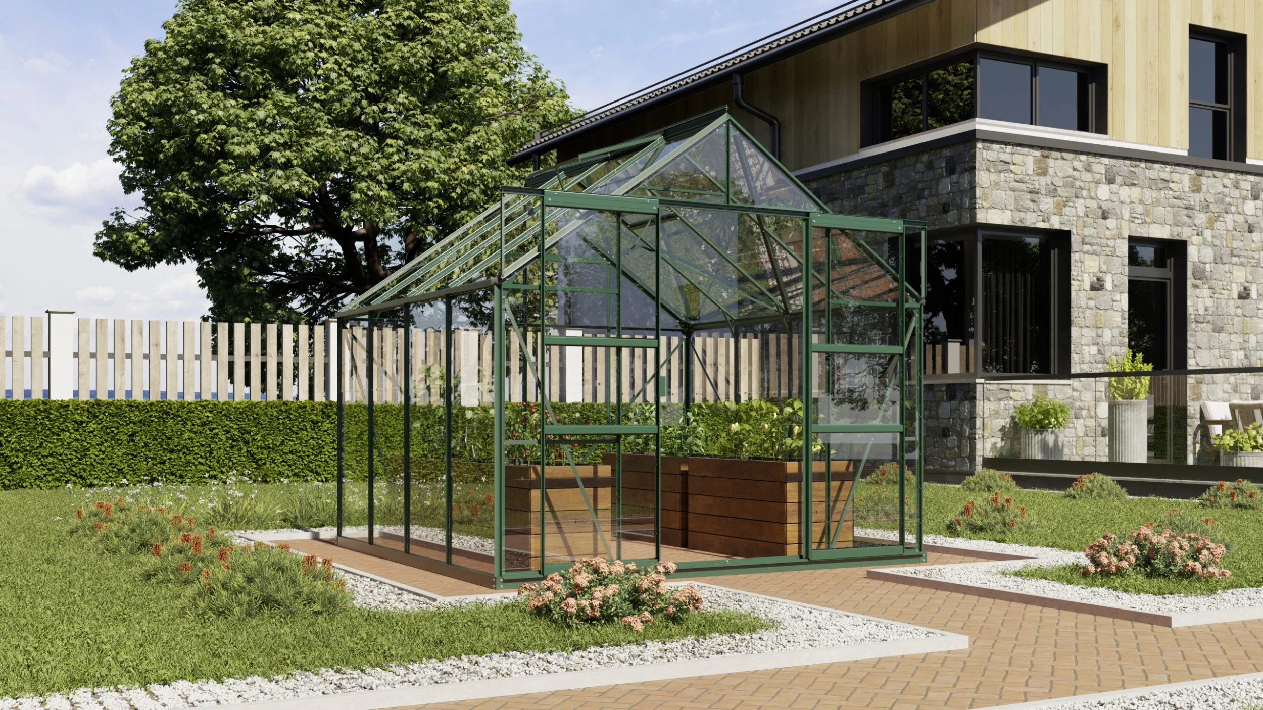 Vitavia Gewächshaus Mars 6700 254 x 254 cm smaragd 3 mm Sicherheitsglas Vitavia Gewächshaus Mars 6700 254 X 254 Cm Smaragd 3 Mm Sicherheitsglas -Vitavia Speichern 4005717009960 3131694 scaled