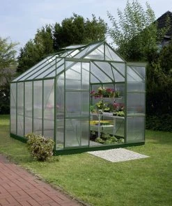 Vitavia Gewächshaus Mars 8300 254 X 317 Cm Smaragd 4 Mm Hohlkammerplatten