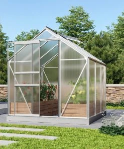 Vitavia Gewächshaus Venus 3800 192 X 192 Cm Aluminium 4 Mm Hohlkammerplatten 3 Vitavia Gewächshaus Venus 3800 192 X 192 Cm Aluminium 4 Mm Hohlkammerplatten -Vitavia Speichern 4005717053406 scaled
