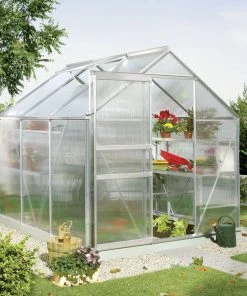 Vitavia Gewächshaus Calypso 4400 192 X 228 Cm Aluminium 4 Mm Hohlkammerplatten