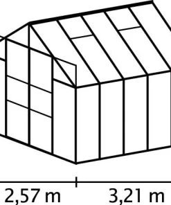 Vitavia Gewächshaus Uranus 8300 254 X 317 Cm Smaragd 3 Mm Sicherheitsglas 4 Vitavia Gewächshaus Uranus 8300 254 X 317 Cm Smaragd 3 Mm Sicherheitsglas -Vitavia Speichern 4005717054168 1