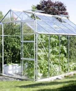 Vitavia Gewächshaus Uranus 9900 254 X 379 Cm Aluminium 3 Mm Sicherheitsglas