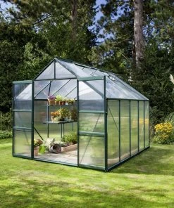 Vitavia Gewächshaus Mars 8300 254 X 317 Cm Smaragd 6 Mm Hohlkammerplatten -Vitavia Speichern 4005717080006 3131940 scaled