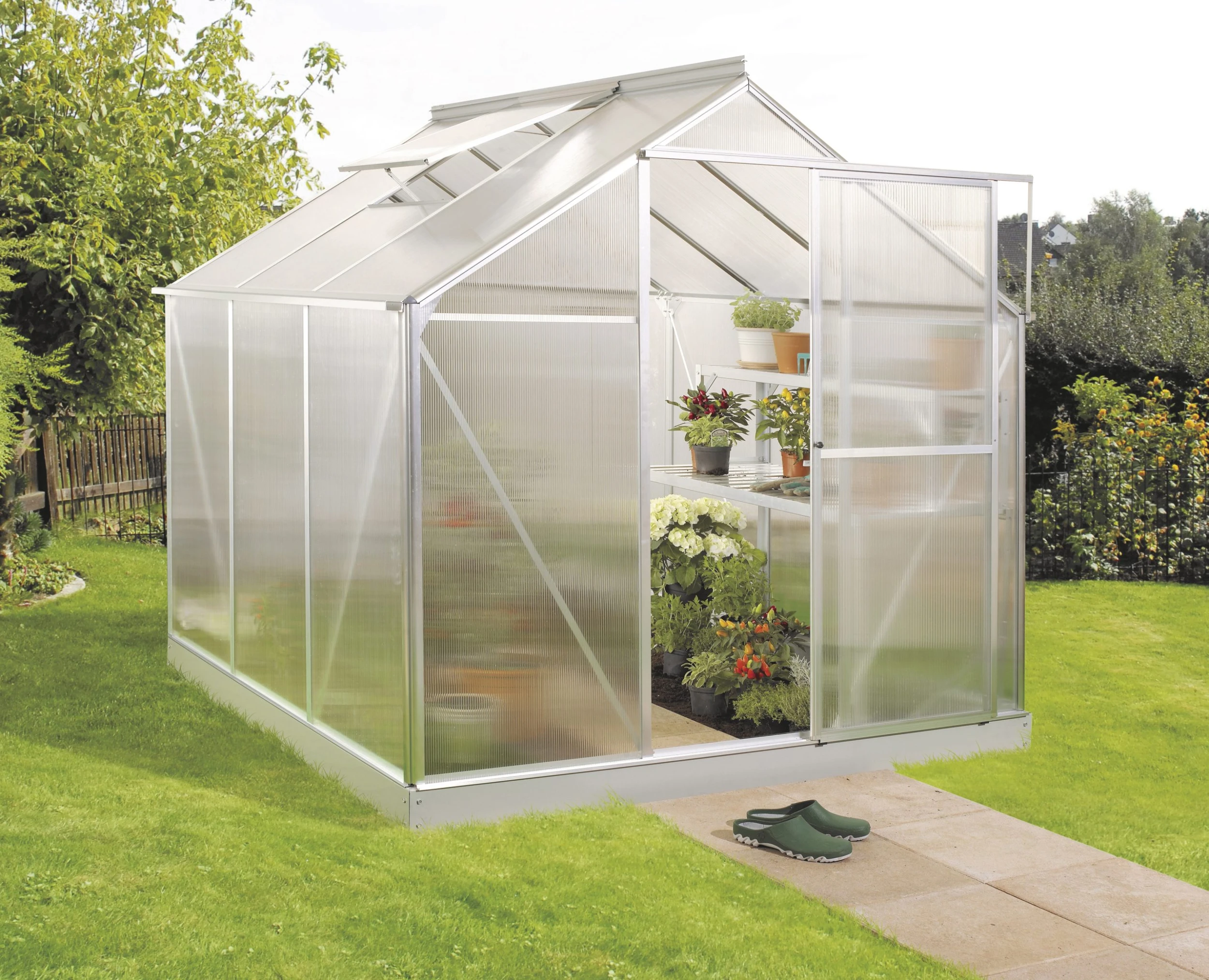 Vitavia Gewächshaus Eos 4600 190 x 226 cm aluminium 6 mm Hohlkammerplatten Vitavia Gewächshaus Eos 4600 190 X 226 Cm Aluminium 6 Mm Hohlkammerplatten -Vitavia Speichern 4005717080259 1769379 scaled