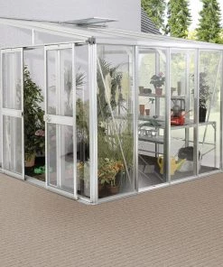 Vitavia Anlehngewächshaus Helena 7000 268 X 281 Cm Aluminium 3 Mm Sicherheitsglas