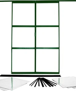 Vitavia Doppelschiebetür-Set Sirius Smaragd 3 Mm Sicherheitsglas