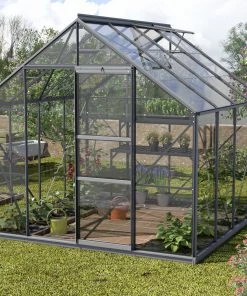Vitavia Gewächshaus Merkur 6700 254 X 254 Cm Schwarz Sicherheitsglas -Vitavia Speichern 4005717108946 1189470