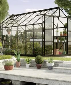 Vitavia Gewächshaus Uranus 11500 254 X 441 Cm Schwarz 3 Mm Sicherheitsglas -Vitavia Speichern 4005717116040 1567823 scaled