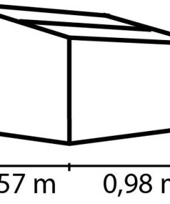Vitavia Frühbeet Levana 1 57 X 98 Cm Feige