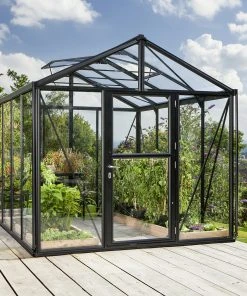 Vitavia Gewächshaus Zeus 8100 256 X 314 Cm Schwarz 3 Mm Sicherheitsglas -Vitavia Speichern 4005717126179 1190211
