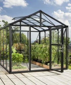 Vitavia Gewächshaus Zeus 8100 256 X 314 Cm Schwarz 3 Mm Sicherheitsglas -Vitavia Speichern 4005717126179 1190212 scaled