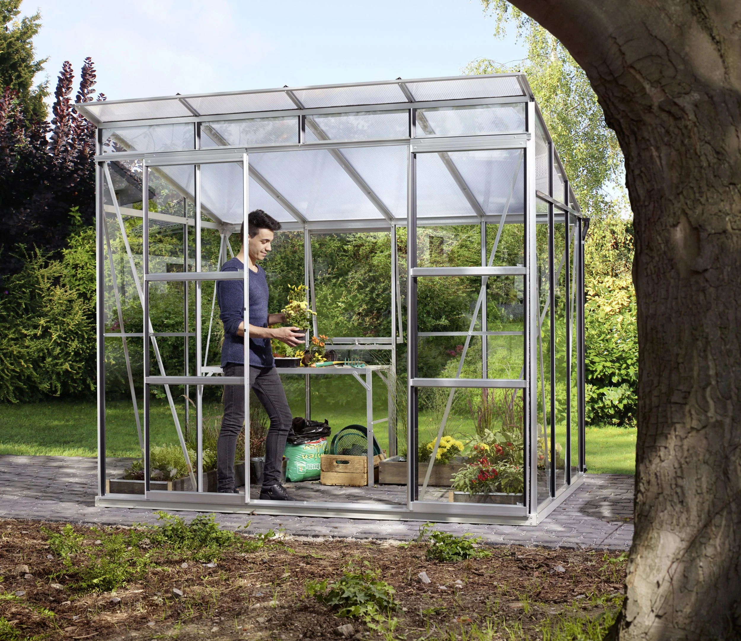 Vitavia Gewächshaus Freya 5900 254 x 192 cm aluminium 3 mm Sicherheitsglas Vitavia Gewächshaus Freya 5900 254 X 192 Cm Aluminium 3 Mm Sicherheitsglas -Vitavia Speichern 4005717178987 1189856 scaled