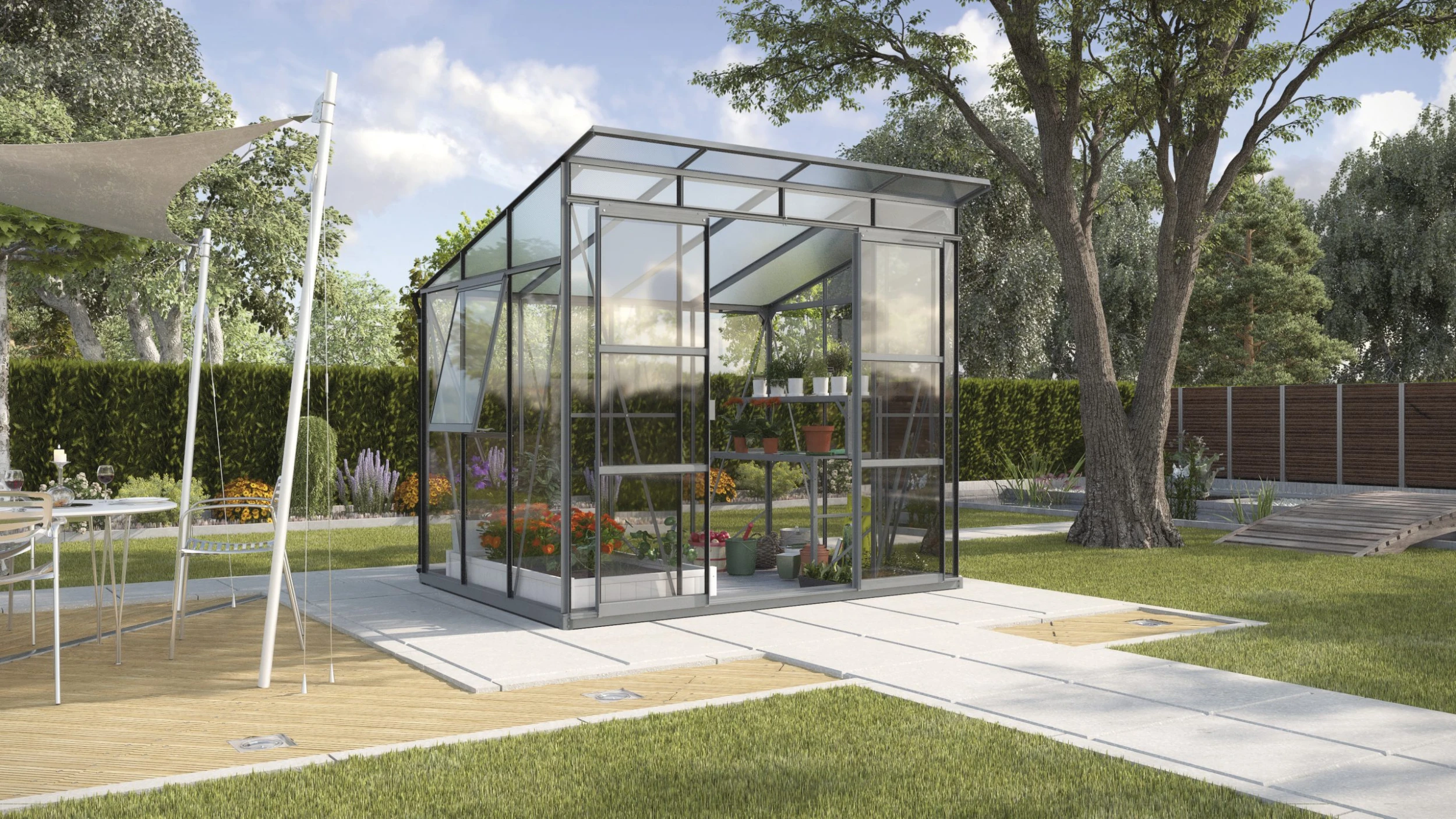 Vitavia Gewächshaus Freya 5900 254 x 192 cm schwarz 3 mm Sicherheitsglas Vitavia Gewächshaus Freya 5900 254 X 192 Cm Schwarz 3 Mm Sicherheitsglas -Vitavia Speichern 4005717179007 scaled