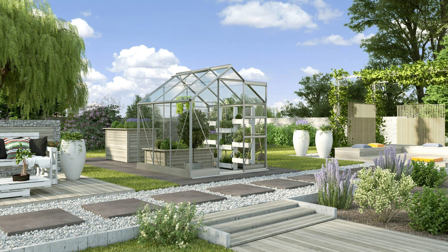 Vitavia Gewächshaus-Set Eris 3800 194 x 200 cm aluminium 3 mm Sicherheitsglas Vitavia Gewächshaus-Set Eris 3800 194 X 200 Cm Aluminium 3 Mm Sicherheitsglas -Vitavia Speichern 4005717194567