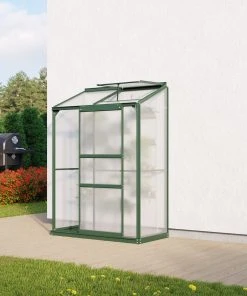 Vitavia Anlehngewächshaus Styx 900 65 X 130 Cm Smaragd 4 Mm Hohlkammerplatten