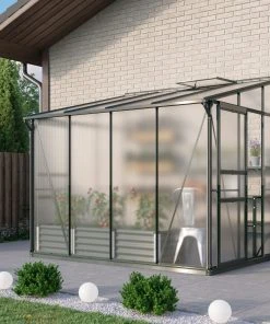 Vitavia Gewächshaus Osiris 5200 201 X 262 Cm Smaragd 4 Mm Hohlkammerplatten