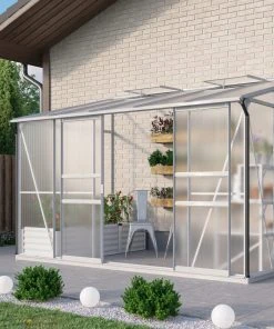 Vitavia Anlehngewächshaus Osiris 6500 190 X 317 Cm Aluminium 4 Mm Hohlkammerplatten