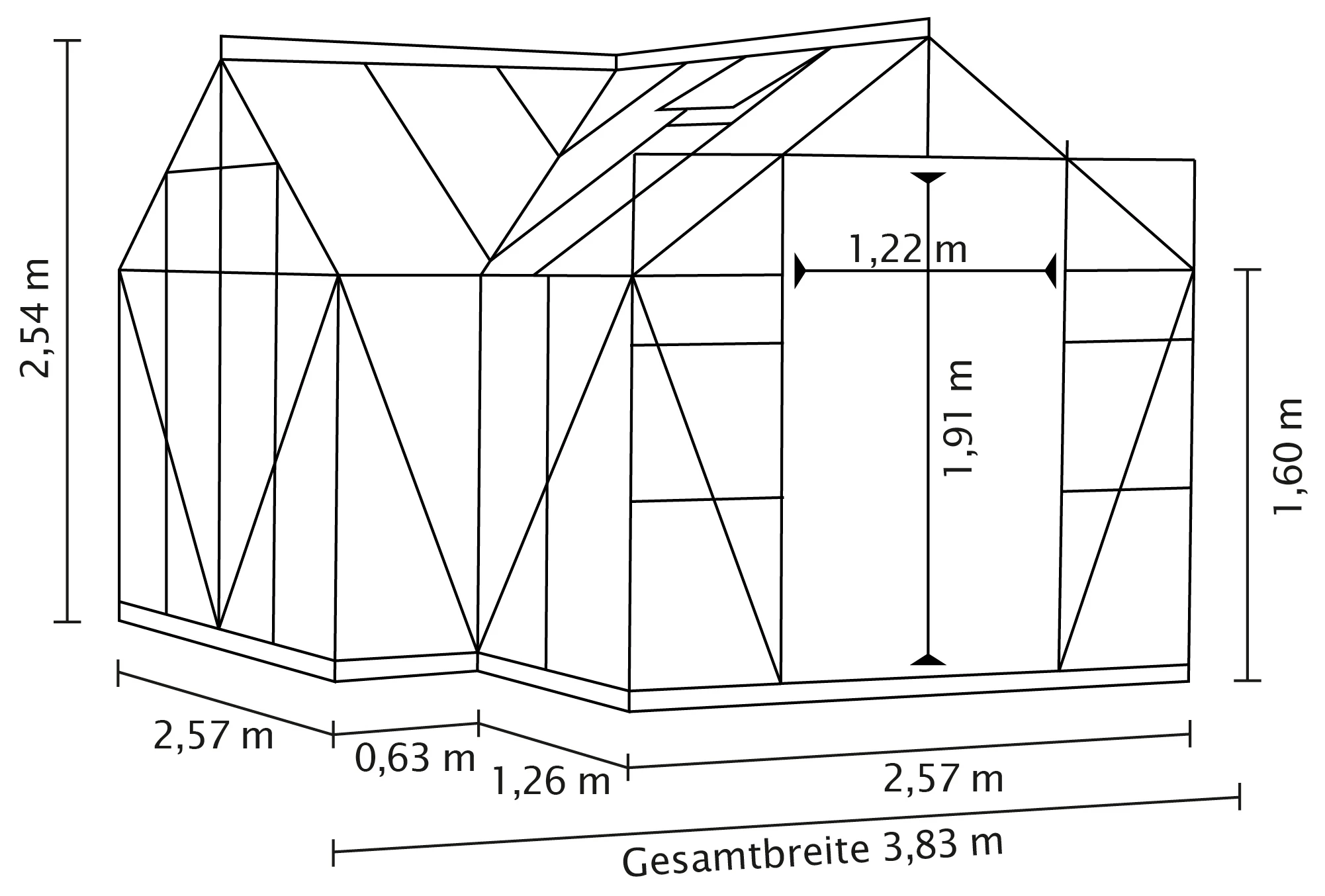 Vitavia Gewächshaus Sirona 13000 381 x 381 cm aluminium 3 mm Sicherheitsglas Vitavia Gewächshaus Sirona 13000 381 X 381 Cm Aluminium 3 Mm Sicherheitsglas -Vitavia Speichern 4005717203887 2605343