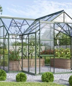 Vitavia Gewächshaus Sirona 13000 381 X 381 Cm Smaragd 3 Mm Sicherheitsglas -Vitavia Speichern 4005717203894 3131795 scaled