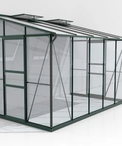 Vitavia Gewächshaus Osiris 6500 190 X 317 Cm Smaragd 3 Mm Sicherheitsglas