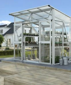 Vitavia Gewächshaus Aura 7800 275 X 270 Cm Aluminium Sicherheitsglas Und 10 Mm Hohlkammerplatten