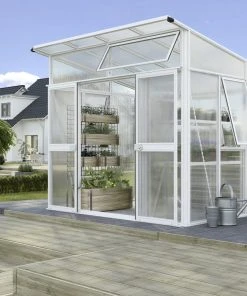 Vitavia Gewächshaus Aura 7800 275 X 270 Cm Weiss 10 Mm Hohlkammerplatten