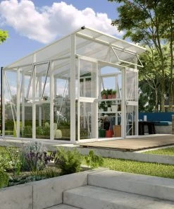 Vitavia Gewächshaus Aura 7800 275 X 270 Cm Smaragd Sicherheitsglas Und 10 Mm Hohlkammerplatten