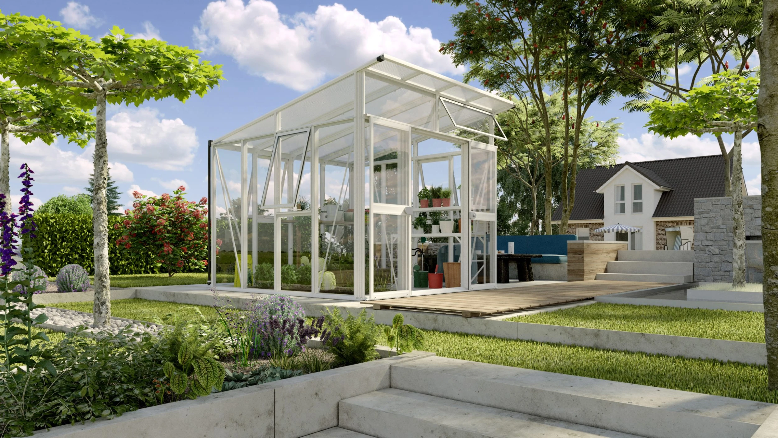 Vitavia Gewächshaus Aura 7800 275 x 270 cm smaragd Sicherheitsglas und 10 mm Hohlkammerplatten Vitavia Gewächshaus Aura 7800 275 X 270 Cm Smaragd Sicherheitsglas Und 10 Mm Hohlkammerplatten -Vitavia Speichern 4005717204099 1769483 scaled