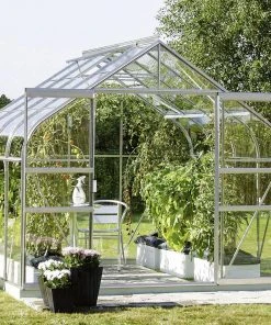 Vitavia Gewächshaus Dione 6700 264 X 258 Cm Aluminium 3 Mm Sicherheitsglas
