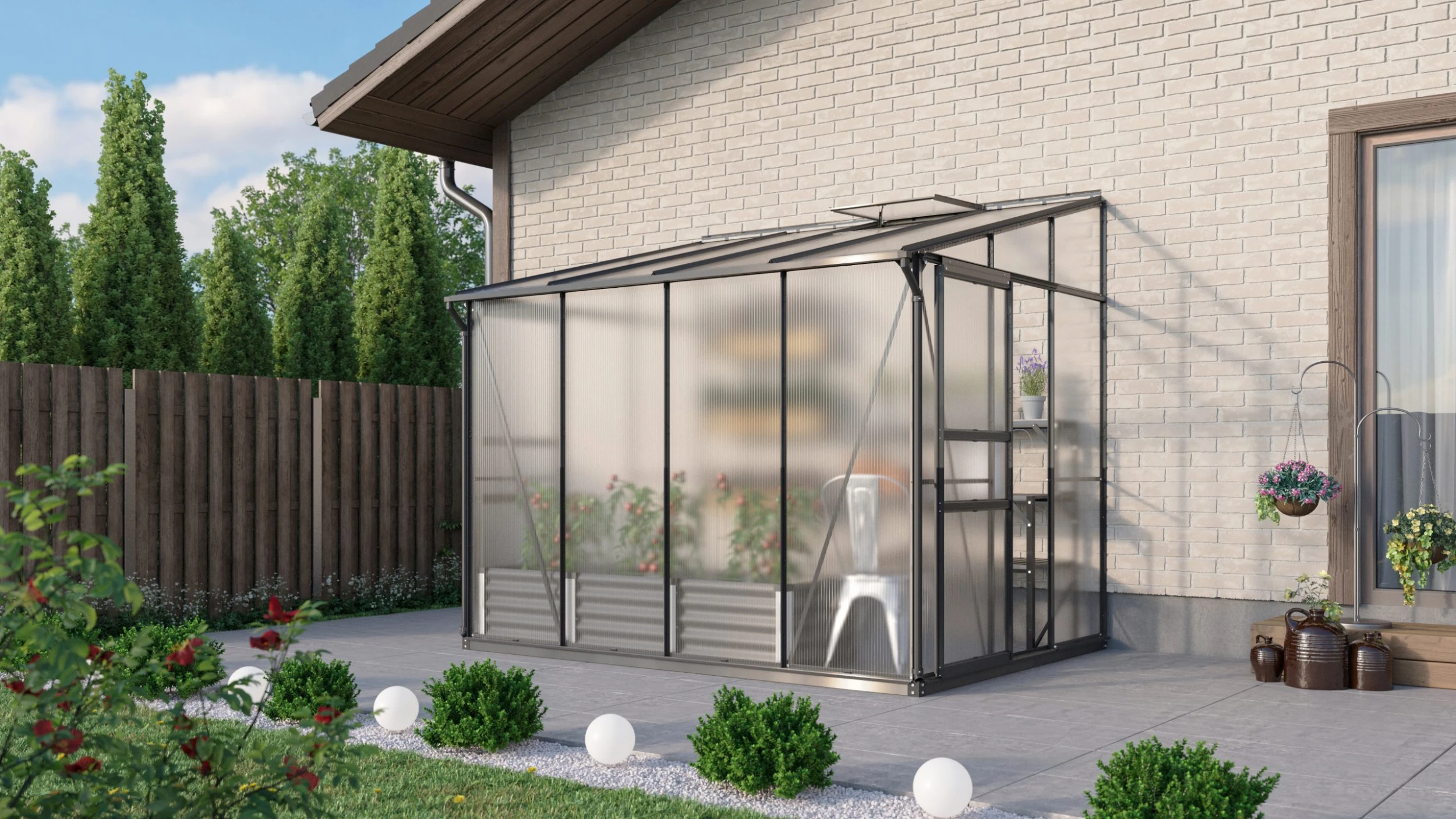 Vitavia Gewächshaus Osiris 5200 201 x 262 cm schwarz 4 mm Hohlkammerplatten Vitavia Gewächshaus Osiris 5200 201 X 262 Cm Schwarz 4 Mm Hohlkammerplatten -Vitavia Speichern 4005717205102 scaled