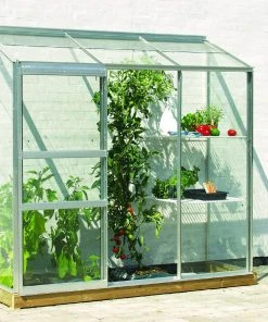Vitavia Anlehngewächshaus Styx 900 65 X 130 Cm Aluminium 3 Mm Sicherheitsglas -Vitavia Speichern 4005717205720