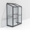 Vitavia Anlehngewächshaus Styx 900 65 X 130 Cm Schwarz 3 Mm Sicherheitsglas -Vitavia Speichern 4005717205737