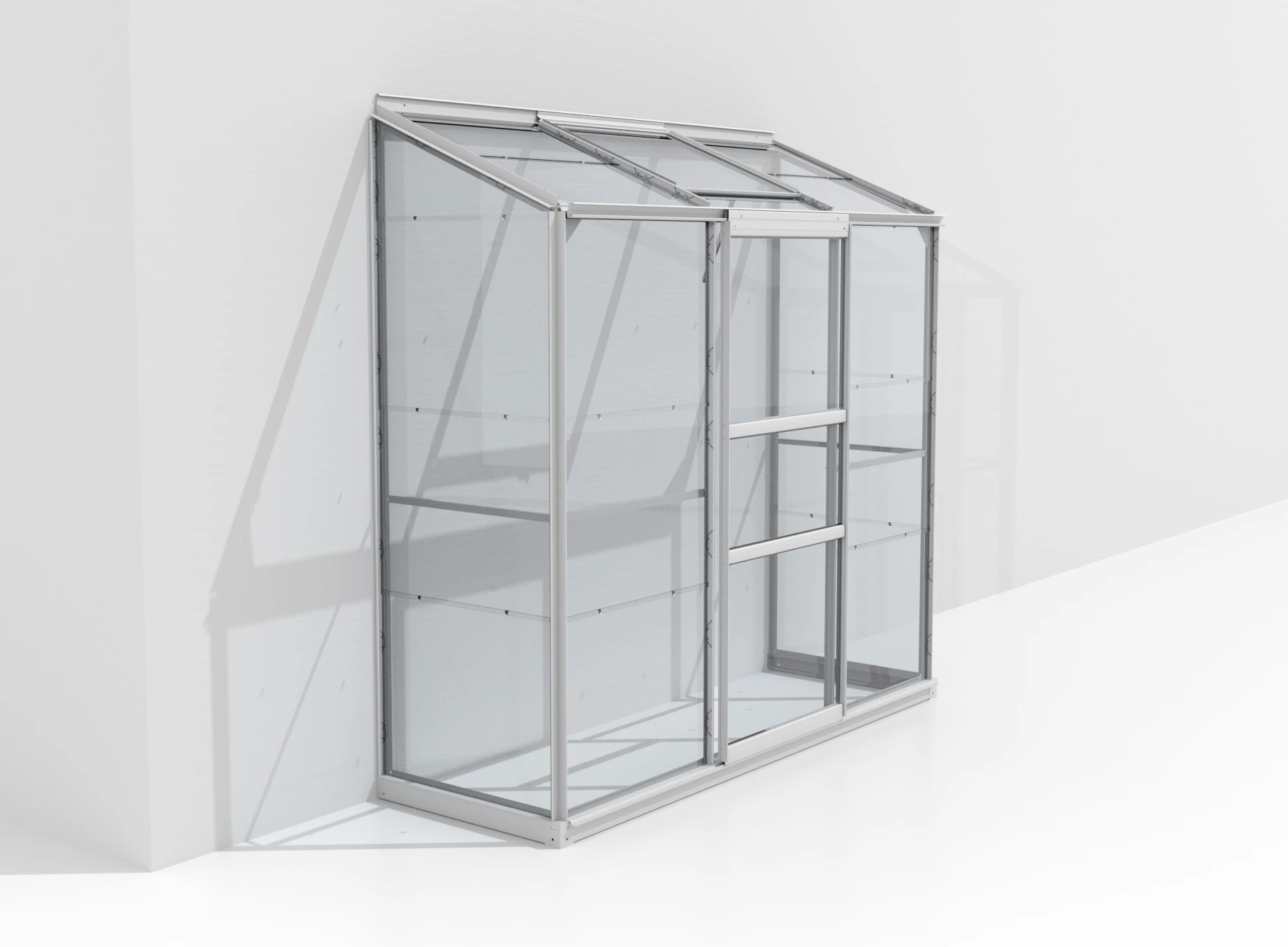 Vitavia Anlehngewächshaus Styx 1300 65 x 192 cm aluminium 3 mm Sicherheitsglas Vitavia Anlehngewächshaus Styx 1300 65 X 192 Cm Aluminium 3 Mm Sicherheitsglas -Vitavia Speichern 4005717205751 1769526