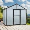 Vitavia Gewächshaus Zeus 6200 266 X 250 Cm Schwarz 10 Mm Hohlkammerplatten