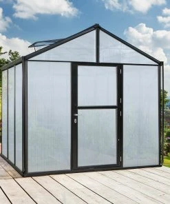 Vitavia Gewächshaus Zeus 6200 266 X 250 Cm Schwarz 16 Mm Hohlkammerplatten