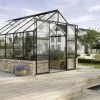Vitavia Gewächshaus Cassandra 8300 257 X 324 Cm Schwarz 3 Mm Sicherheitsglas Inkl. Sockel Sandstein