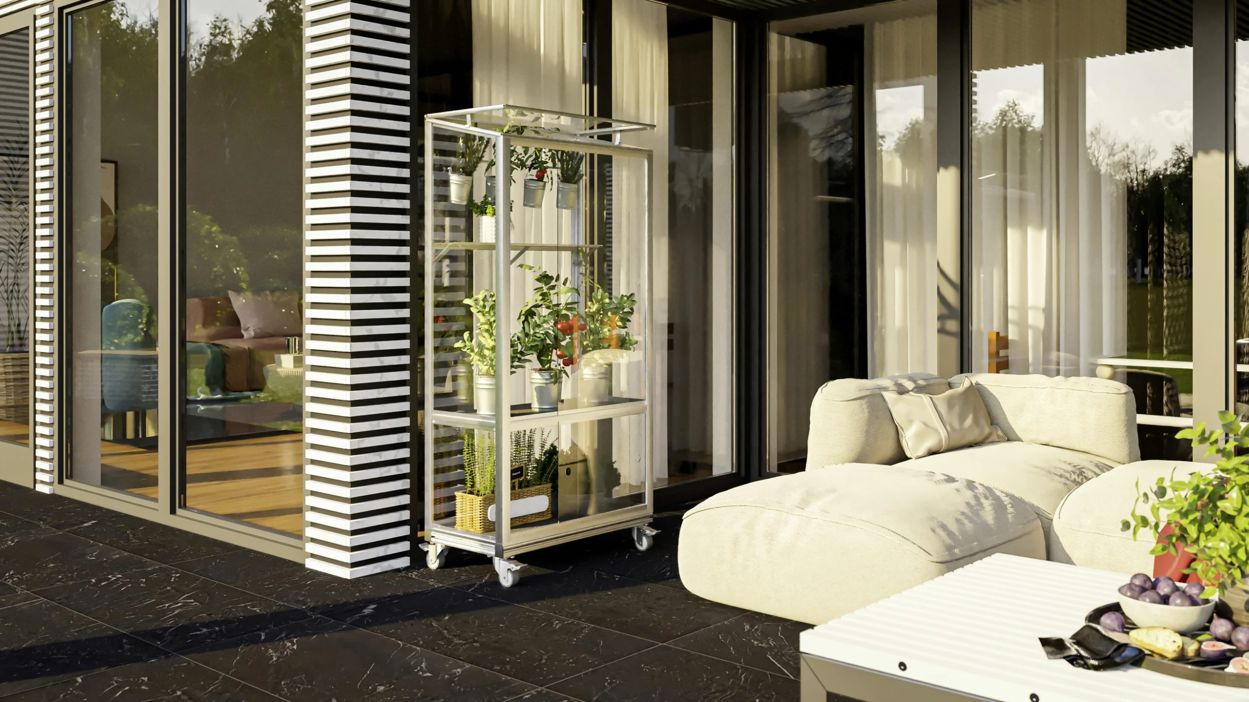 Vitavia Balkongewächshaus Stad 350 43 x 81 cm aluminium 3 mm Sicherheitsglas inkl. Rollfundament Vitavia Balkongewächshaus Stad 350 43 X 81 Cm Aluminium 3 Mm Sicherheitsglas Inkl. Rollfundament -Vitavia Speichern 4005717210670 3131823 scaled