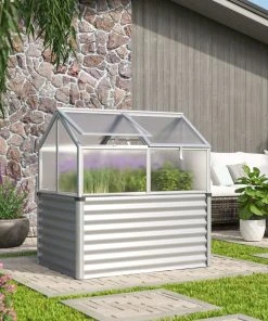 Vitavia Hochfrühbeet Zola 89 X 127 X 135 Cm 4 Mm Hohlkammerplatten Aluminium