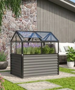 Vitavia Hochfrühbeet Zola 89 X 127 X 135 Cm 4 Mm Hohlkammerplatten Schwarz