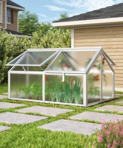 Vitavia Hochfrühbeet Zola 89 X 124 X 71 Cm 4 Mm Hohlkammerplatten Aluminium