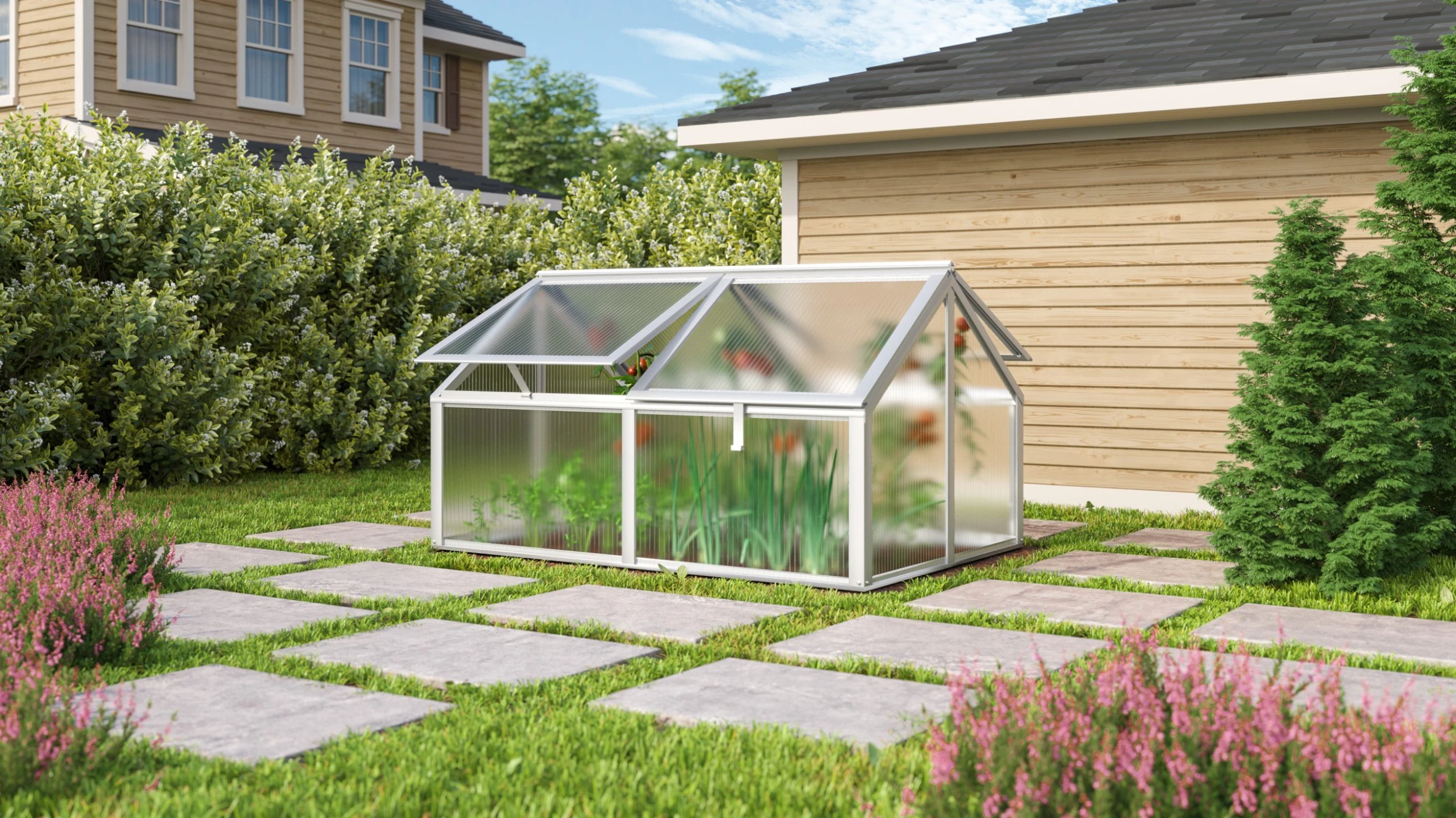 Vitavia Hochfrühbeet Zola 89 x 124 x 71 cm 4 mm Hohlkammerplatten aluminium Vitavia Hochfrühbeet Zola 89 X 124 X 71 Cm 4 Mm Hohlkammerplatten Aluminium -Vitavia Speichern 4005717229115 scaled