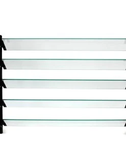 Vitavia Lamellen-Wandfenster 61 X 45 Cm Schwarz