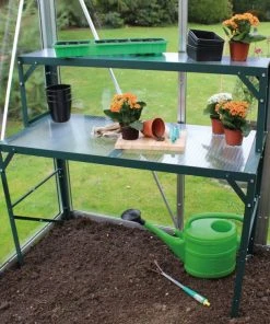 Vitavia Alu-Tischaufsatz 121 X 28 X 39 Cm Smaragd 16 Mm Hohlkammerplatten