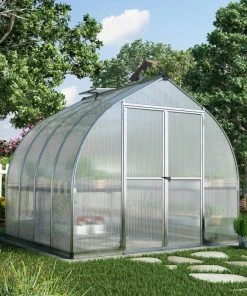 Palram Canopia Gewächshaus Bella 8X8 244 X 244 X 219 Cm -Vitavia Speichern 7290108132595 2